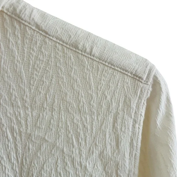 Chico's Cream Button Down Shirt - Picture 3 of 7